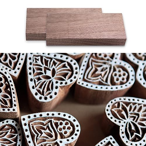 2 PCS Walnut Lumber 7/8'' x 4'' x 8'' Unfinished Walnut Wood Sheets Walnut Board for Crafts, Scroll Saw, Woodworking, School DIY Projects, Laser KeaJuidy