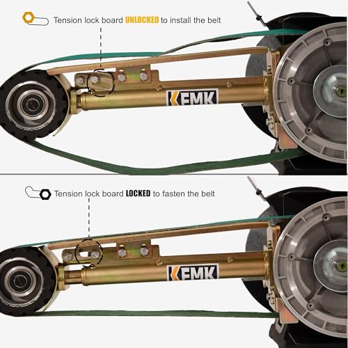 KFMK 2"x48" Belt Grinder Attachment for Bench Grinders, 2x48 Inch Belt and 7 Inch Disc Sander Attachment for Bench Grinders KFMK