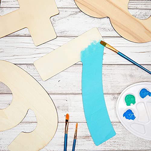 Bright Creations Unfinished Wooden Numbers for Crafts, 0-9 (12 Inches, 10 Pieces) Bright Creations