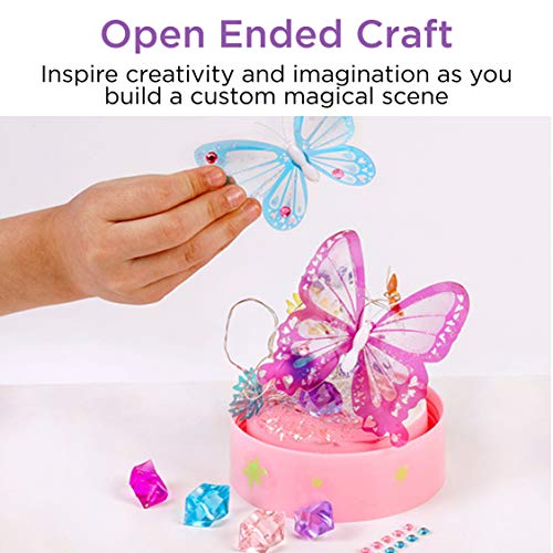 Creativity for Kids Butterfly Fairy Lights Craft Kit - Makes 1 Butterfly Night Light for Kids Creativity for Kids