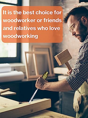 Lytool 5 Piece Wood Chisels Set, Wood Working Chisel Set for Woodworking, Carpentry, CR-V Steel Beveled Edge Blade, Wood Chisels for Woodcarving, Lytool