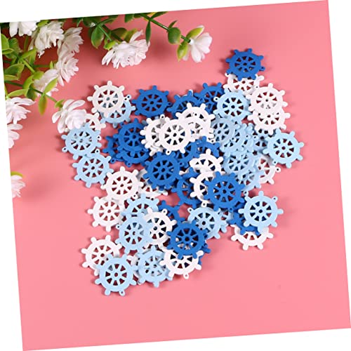 KALLORY 60 Pcs Unfinished Wood Cutout Shapes Home Accessories Home Ornament Beach Nautical Theme Decor Unfinished Wooden Slices Wooden Heart Woodsy KALLORY