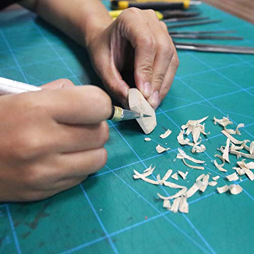 XW Hobby Knife Set- 45mm SKS-7 Rotary Cutter and Precision Knife for Art, Quilting and Crafting,12 Bonus Blades XW