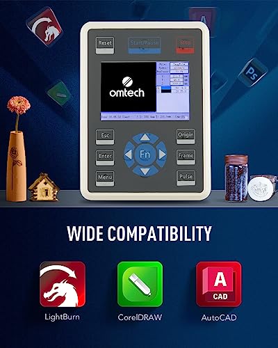OMTech 150W CO2 Laser Engraver with Water Chiller, 40x63 Inch Laser Cutting Engraving Etching Machine with Autofocus Autolift 3 Way Pass Air Assist, OMTech
