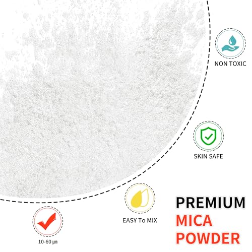 Yipoyilo Mica Powder - 100g Mica Powder for Epoxy Resin - Metallic Color Pigment for Resin, Soap, Bath Bombs, Eye Shadow, Nails, DIY Crafting Yipoyilo