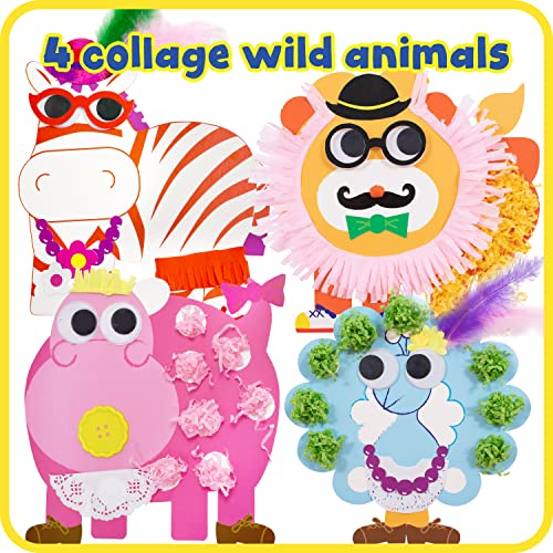 READY 2 LEARN Big Craft Combo Box - 800+ Pieces - 16 Projects for Kids Ages 4-8 - All in One Craft Kit - Paper Bag Puppets, Dough Creations and More! READY 2 LEARN