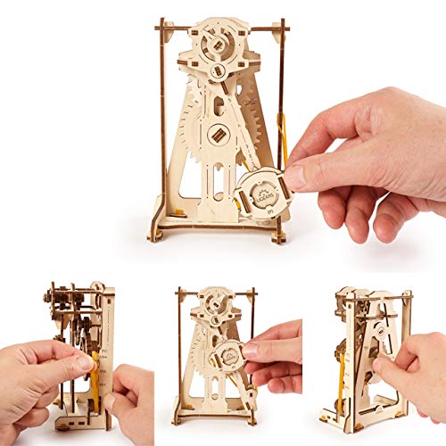 UGEARS STEM Pendulum Model Kit - Creative Wooden Model Kits for Adults, Teens and Children - DIY Mechanical Science Kit for Self Assembly - Unique UGEARS