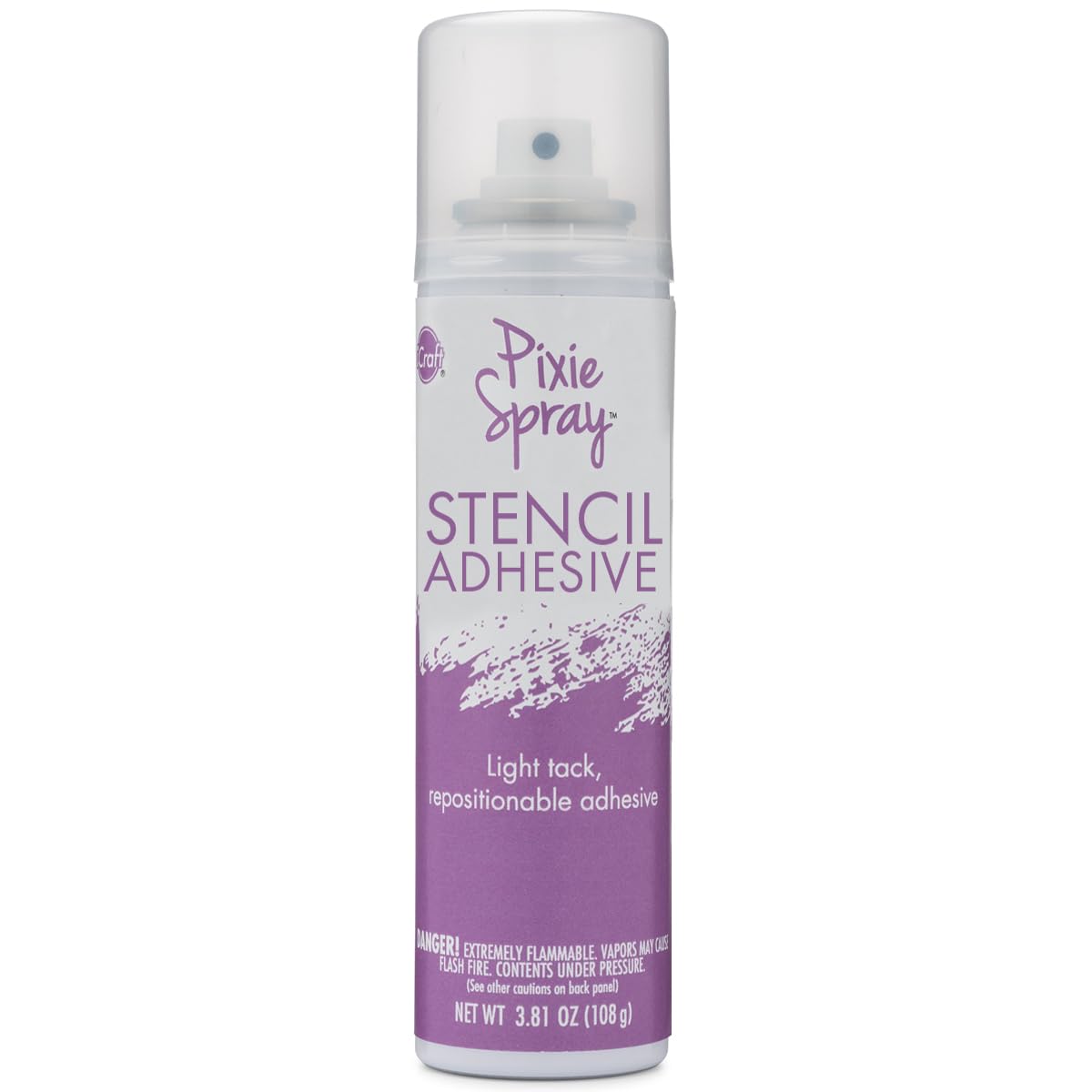 iCraft Pixie Spray Stencil Adhesive, Repositionable, Low Tack, 3.81 Ounces iCraft