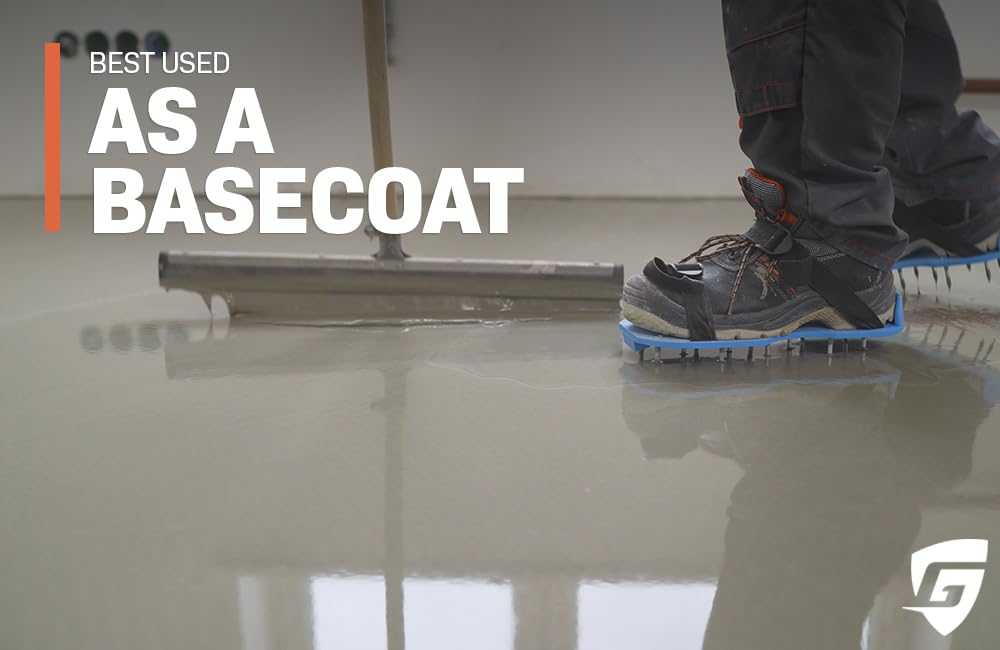 Ghostshield Epoxy Max 100-3 Gallon Kit -100% Solids Epoxy Floor Kit: Epoxy Resin Coating for Garage Floors and Warehouse Floors - Covers up to Ghostshield