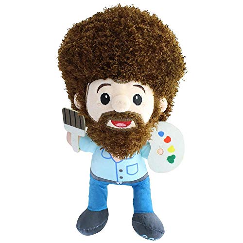 Fiesta Toys Bob Ross 10 inch Plush Toy, Brown (C20043) Fiesta Toys