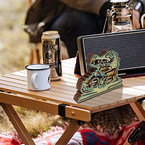 3D Wooden Crocodile Wall Sculpture by CmayAlgc – Rustic Animal Craft for Home and Office Decoration CmayAlgc