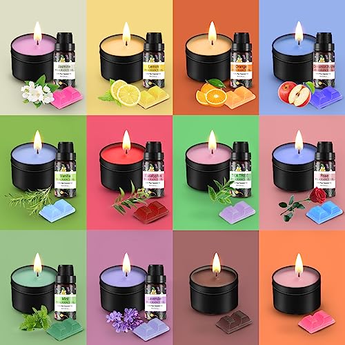 Oligar Complete Candle Making Kit with Wax Melter, Candle Making Supplies, DIY Arts&Crafts Kits Gift for Beginners,Adults,Kids,Including Electric Oligar