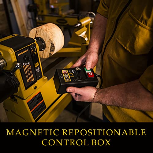 Powermatic 14" x 20" Woodworking Lathe with Stand, 1 HP, 1Ph 120V (Model PM2014) Powermatic