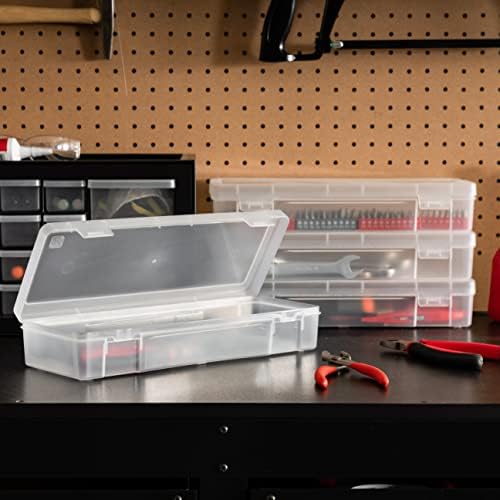 IRIS USA 10Pack Large Plastic Hobby Art Craft Supply Organizer Storage Containers with Latching Lid IRIS