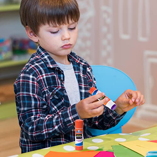 The Mega Deals Elmers Glue Sticks 6 Count Glue Sticks Bulk 0.77 Ounce Purple Glue Stick - School Supplies for Kids, Liquid School Glue The Mega Deals