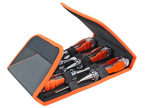 VANQUISH 5 Piece High-Impact Wood Chisel Set Mortise Chisel with Storage Bag for Woodworking Carving (4609) Vanquish