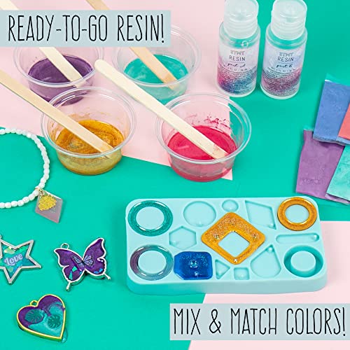 STMT D.I.Y. Resin Jewelry Studio, All-in-One Resin Jewelry Making Kit with Molds, Fun DIY Kit to Make Your Own Necklaces, Bracelets & More, Great STMT