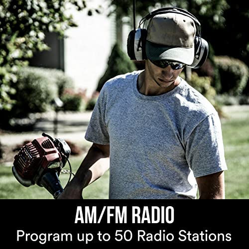 3M Worktunes Bluetooth Hearing Protection with Am/fm Radio, Black and Grey 3M Safety