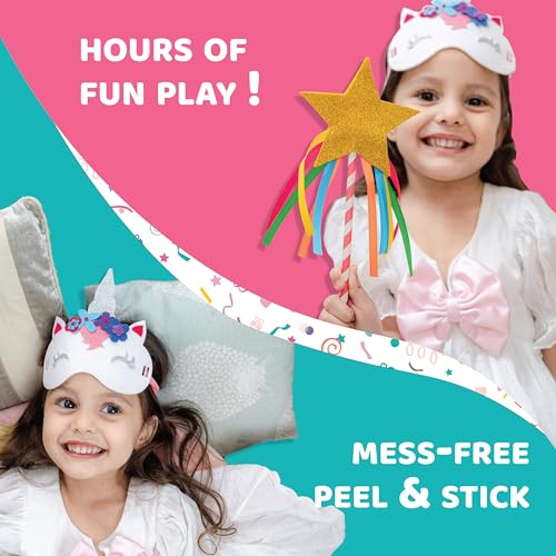 jackinthebox Unicorn Craft kit for 3 to 5 Year olds | 3 Craft Projects | Great Gift for Girls Ages 3,4,5 Years jackinthebox