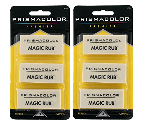 Sanford Prismacolor Magic Rub Eraser (SAN70503),2 Pack Prismacolor