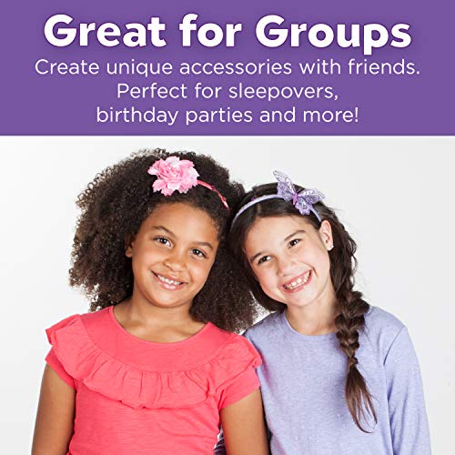 Creativity for Kids Fashion Headband Making Kit - Makes 10 DIY Headbands, Arts and Craft Kits for Ages 5-7+, Kids Activities, Birthday Gifts for Creativity for Kids