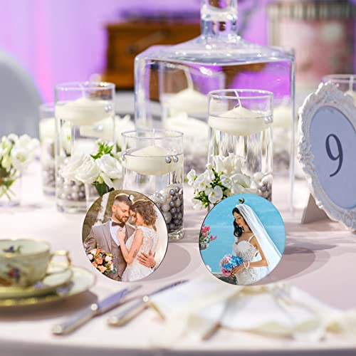 Valyria Sublimation Ornaments Blanks Bulk MDF Sublimation Christmas Ornament Blanks White Blank Christmas Tree Hanging Ornaments for Crafting DIY Valyria