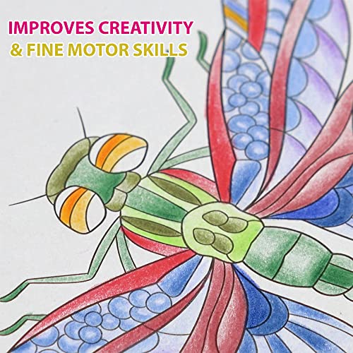 Marvin's Magic - Colouring Book & Sketch Pad Bundle - Animal Colouring Book - 36 Pages - Colouring Books for Children - Adult Colouring Books Marvin's Magic