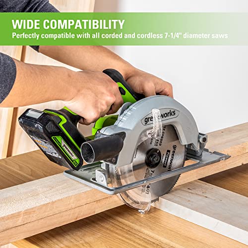 Greenworks 24V 7-1/4 " 140T Circular Saw Blades Greenworks