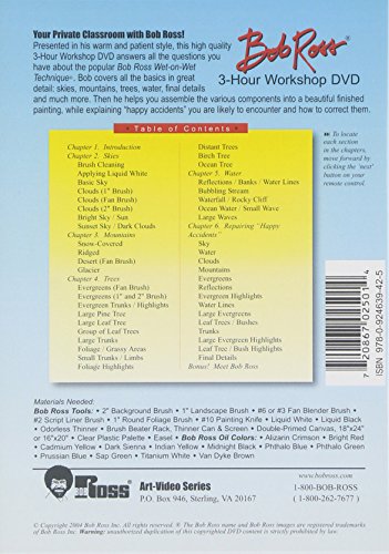 BOB ROSS DVD WORKSHOP BOB ROSS INC.