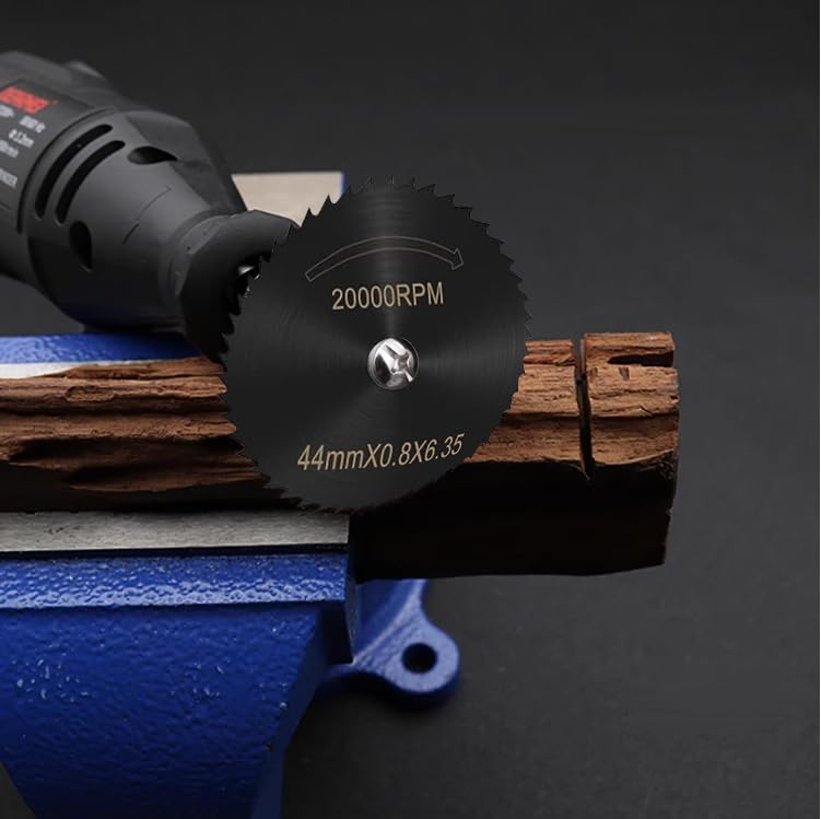 Cutting Discs Wheel Set for Dremel Rotary Tool Accessories, HSS Circular Saw Blades Diamond Resin Cutting Wheel Kit with 1/8" Mandrels for Wood IELEK