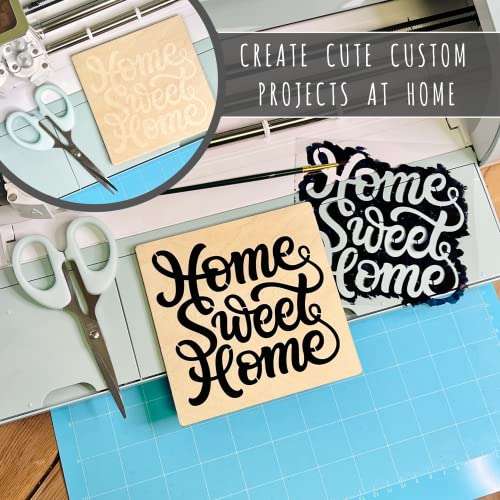 Easy Cut Stencil Sheet Set of 24-12”x12” Acetate Mylar for Cricut Vinyl Cutting – Craft Material ZICOTO