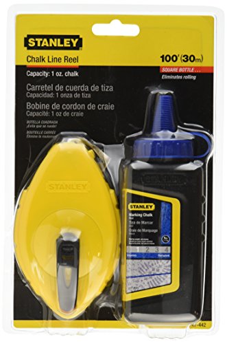 STANLEY Chalk Line, Reel with Blue Chalk (47-442) Stanley