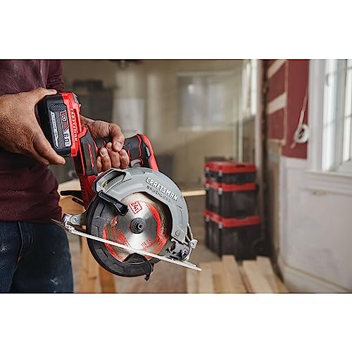 CRAFTSMAN V20 Cordless Circular Saw, 7-1/4 inch, Bare Tool Only (CMCS550B) Craftsman