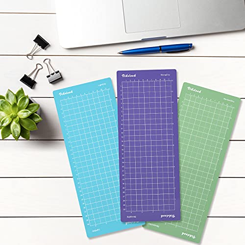 VIKDOOK Cutting Mat for Cricut Joy 4.5” X12” 4.5”X6.5” Variety Grip Sticky Cutting Mat Pack Blue Light Grip Green Standard Grip Purple Strong Grip 6 VIKDOOK