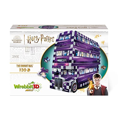 Wrebbit3D - Harry Potter – The Knight Bus Mini 3D Puzzle for Teens and Adults | 130 Real Jigsaw Puzzle Pieces | Not Just an Ordinary Model Kit for WREBBIT3D
