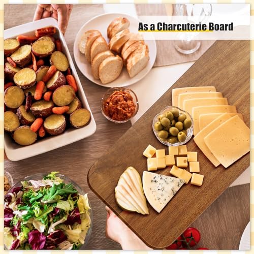 12 Pcs Bulk Cutting Board Wood Chopping Board Laser Engraving Serving Board Charcuterie Boards for Customized Mother's Day Wedding Housewarming Gift Zubebe