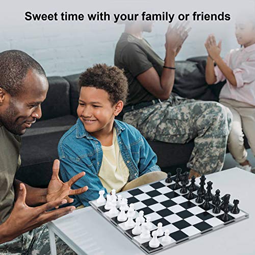 Endoto Resin Chess Pieces Mold Set, 16 Pieces Full Size 3D Silicone Chess Molds Kit for Epoxy Resin Casting, Family Party Board Games and Home Endoto