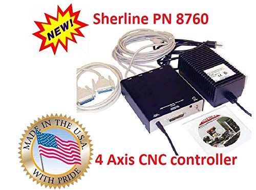 Sherline 8440B Windows 3.5″ x 17″ Inch Lathe. A Complete CNC System +USB Controller + Package"B" + Dell Latitude Laptop Computerized Sherline CNC control (Windows OS)