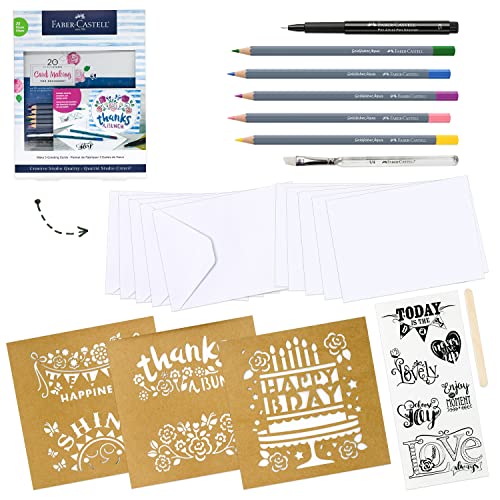 Faber-Castell 20 Minute Studio Card Making for Beginners – Create Your Own DIY Greeting Cards with Watercolors Faber-Castell
