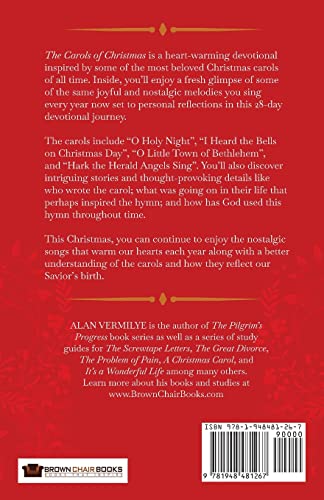 The Carols of Christmas: Daily Advent Devotions on Classic Christmas Carols (28-Day Devotional for Christmas and Advent) (The Devotional Hymn Series) WoodArtSupply