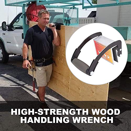 Plywood and Sheetrock Panel Carrier, Auto Adjusting Plywood Carrier Tool, Heavy Duty Gripper, Lifter and Carrying Tool, Drywall Hand Clamps Tools REDHAT