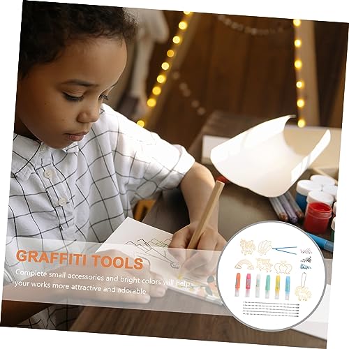 STOBOK 1 Set No-Bake Glue Painting DIY Supplies Diamond Art Accessories and Tools 5d Kit DIY Tray Organizer STOBOK