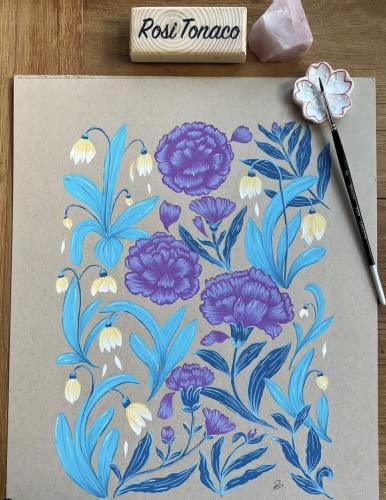 Americana Acrylics Paint, Set of 18 Colors, Popular Picks, 2 fl oz Bottle DecoArt