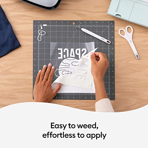 Cricut Iron On Glow in The Dark Vinyl, Strong & Durable Adhesive Vinyl, Easy to Weed & Apply, Perfect for Making Costumes & Designing Cool T-Shirts, Cricut