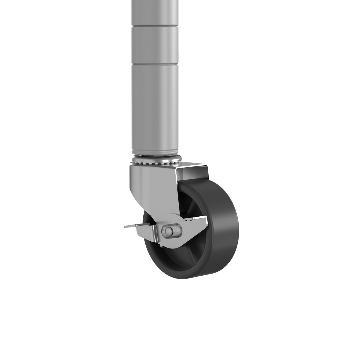 SINGAYE 6 Tier Wire Shelving Unit with Baskets Storage Rack Corner Shelf Shelving Adjustable Storage Shelf, 13.4" D x 13.4" W x 62.99" H,Silver SINGAYE