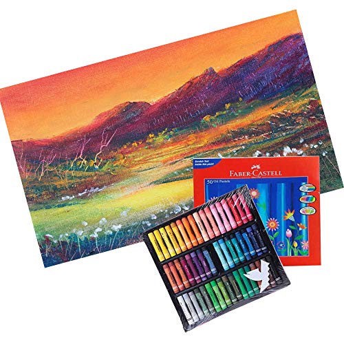FC-160-OP50 Faber-castell Oil Pastels Set of 50 Faber-Castell