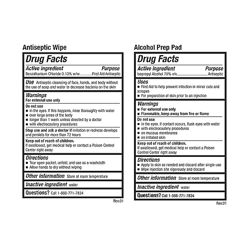 Be Smart Get Prepared 330 Piece First Aid Kit, All-Purpose: Clean, Treat, Protect Minor Cuts, Scrapes, Home, Office, Car, School, Travel, Emergency, Be Smart Get Prepared