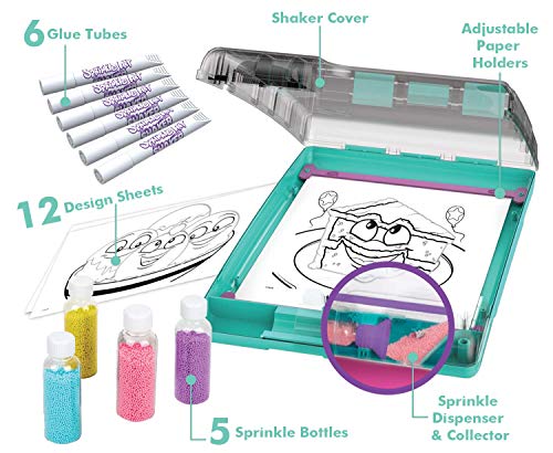 Crayola Sprinkle Art Shaker, Rainbow Arts and Crafts, Gifts for Girls & Boys, Ages 5, 6, 7, 8 Crayola
