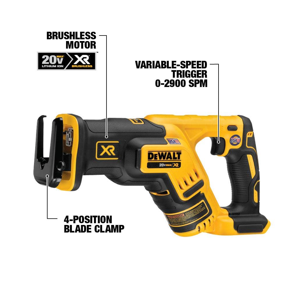 DEWALT 20V MAX* Cordless Drill Combo Kit, 6-Tool (DCK695P2) DEWALT
