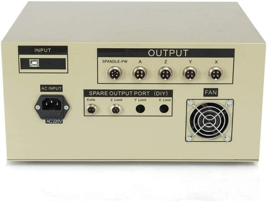 USB 4 Axis CNC 6090 Router Kit MACH Control + 2.2 KW VFD Water-Cooling Spindle Motor Plastic Acrylic PCB PVC Wood Carving Drilling 3D Milling TTONSUE